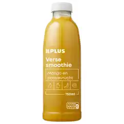 PLUS PLUS Verse Smoothie mango passievrucht aanbieding