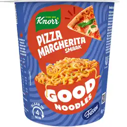 PLUS Knorr Good Noodles Fusion Pizza Margerita aanbieding