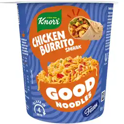 PLUS Knorr Good Noodles Fusion Chicken Burrito aanbieding