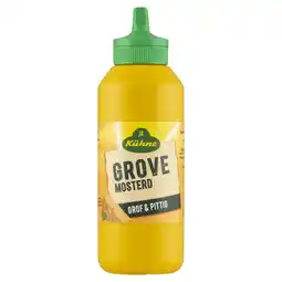 PLUS Kuhne Grove Mosterd knijpfles aanbieding