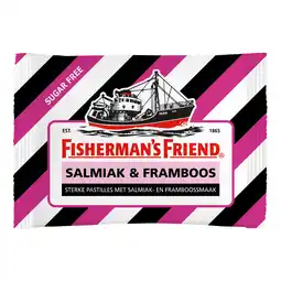 PLUS Fisherman's Friends Framboos salmiak 3 pack aanbieding