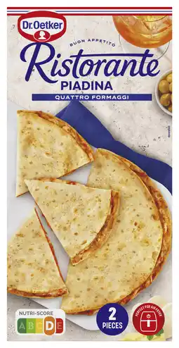 PLUS Dr. Oetker Ristorante piadina 4-kazen flatbread aanbieding