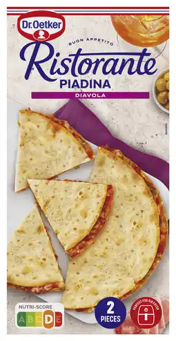 PLUS Dr. Oetker Ristorante piadina Diavola flatbread aanbieding
