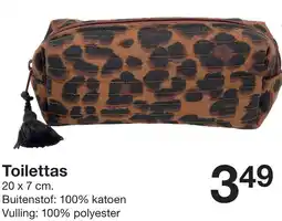 Zeeman Toilettas aanbieding