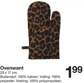 Zeeman Ovenwant aanbieding