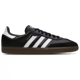 Foot Locker Adidas Samba Sneakers Heren - Zwart - Maat 40 - Leer aanbieding