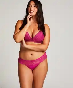 Hunkemoller Hunkemöller Boxerstring Bianca Roze aanbieding