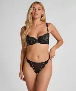 Hunkemoller Hunkemöller String Dorothy Zwart aanbieding