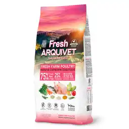 Zooplus 10kg Arquivet Fresh Farm Pluimvee droogvoer voor honden aanbieding
