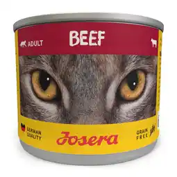 Zooplus Voordeelpakket: 12x 200g Josera Adult Rund kattenvoer nat aanbieding