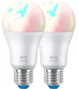 Coolblue WiZ smart lamp - Gekleurd en wit licht - E27 - 2-pack aanbieding