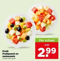 PLUS PLUS Fruitpunch en meloenmix aanbieding