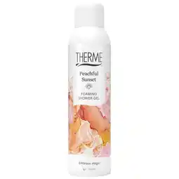 Trekpleister Therme Peachful Sunset Foaming Shower Gel aanbieding