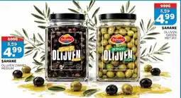 Sahan Supermarkten Sahane olijven zwart medium aanbieding