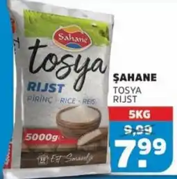 Sahan Supermarkten Sahane tosya rijst aanbieding