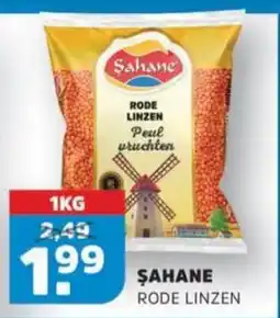 Sahan Supermarkten Şahane rode linzen aanbieding