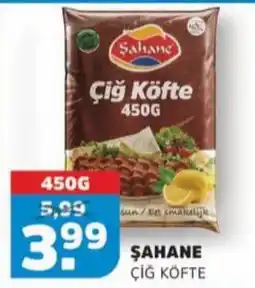 Sahan Supermarkten Sahane çiğ köfte aanbieding