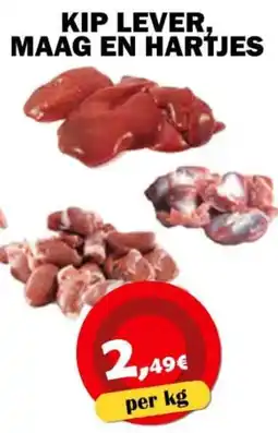 Avantage Supermarkt kip lever, maag en hartjes aanbieding
