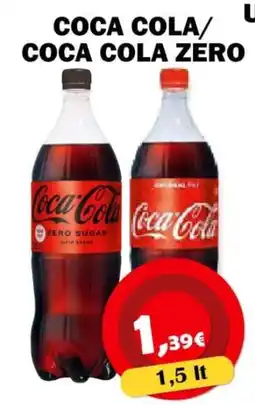 Avantage Supermarkt Coca Cola/ Coca Cola Zero aanbieding