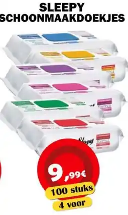 Avantage Supermarkt Sleepy schoonmaakdoekjes aanbieding