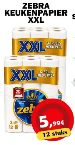 Avantage Supermarkt Zebra keukenpapier xxl aanbieding