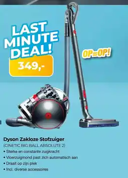 EP Beerepoot Dyson Zakloze Stofzuiger aanbieding