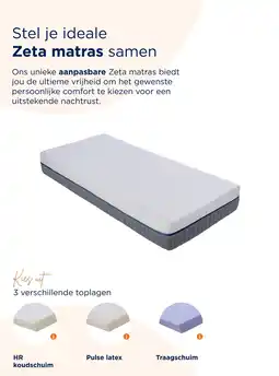 TotaalBED Zeta matras aanbieding