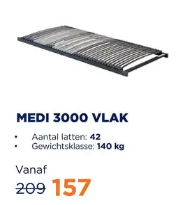 TotaalBED medi 3000 vlak aanbieding