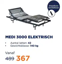 TotaalBED medi 3000 elektrisch aanbieding