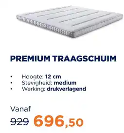 TotaalBED premium traagschuim aanbieding
