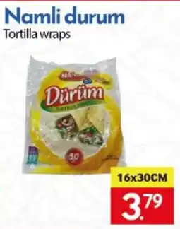 Tanger Markt Namli durum tortilla wraps aanbieding