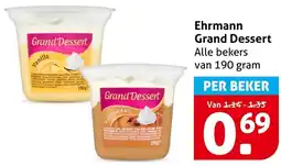 Hoogvliet Ehrmann Grand Dessert aanbieding