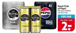 Hoogvliet Royal Club of Pepsi aanbieding