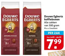 Hoogvliet Douwe Egberts koffiebonen aanbieding