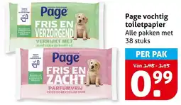 Hoogvliet Page vochtig toiletpapier aanbieding