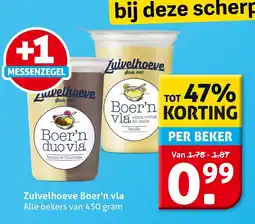 Hoogvliet Zuivelhoeve Boer'n vla aanbieding