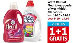 Hoogvliet Witte Reus of Fleuril waspoeder of wasmiddel aanbieding