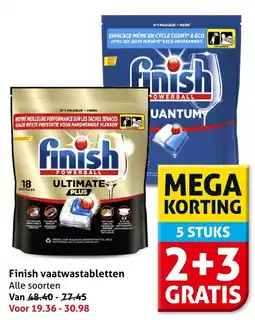 Hoogvliet Finish vaatwastabletten aanbieding