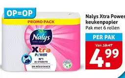 Hoogvliet Nalys Xtra Power keukenpapier aanbieding