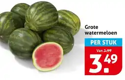 Hoogvliet Grote watermeloen aanbieding