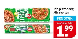 Hoogvliet Jan pizzadeeg aanbieding