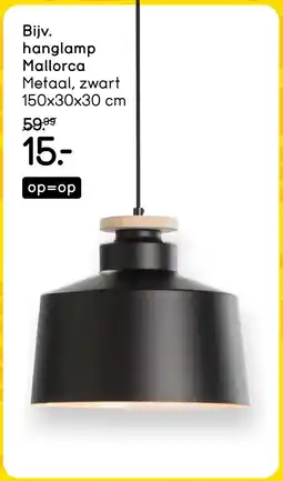 Leen Bakker Hanglamp mallorca aanbieding