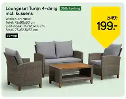 Leen Bakker Loungeset turijn aanbieding