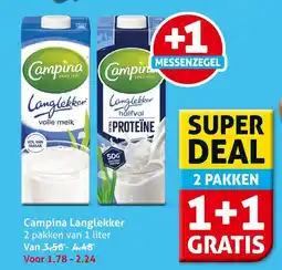 Hoogvliet Campina Langlekker aanbieding