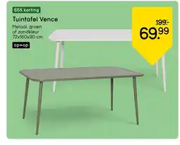 Leen Bakker Tuintafel vence aanbieding