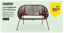 Leen Bakker Loungebank formentera aanbieding