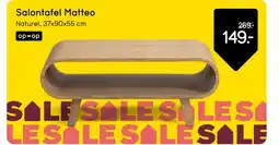 Leen Bakker Salontafel matteo aanbieding