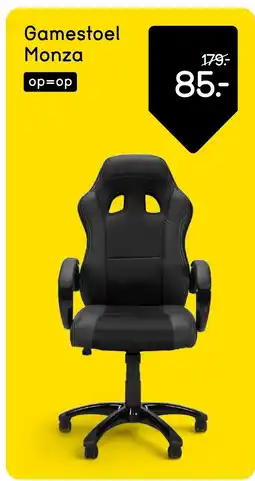Leen Bakker Gamestoel monza aanbieding