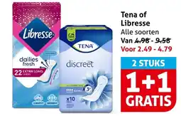 Hoogvliet Tena of Libresse aanbieding