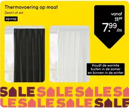 Leen Bakker Thermovoering op maat aanbieding